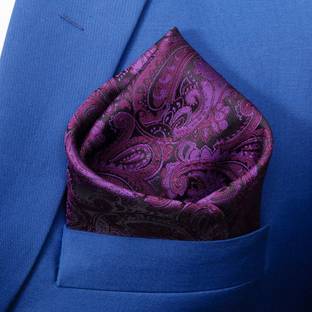 To The Nines Printed Cotton Silk Pocket Square