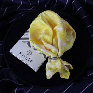 Kovove Graphic Print Polyester Pocket Square