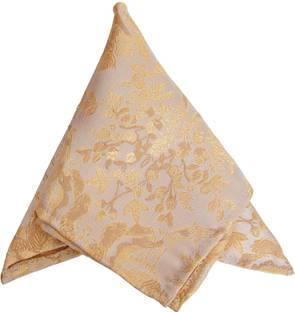 To The Nines Self Design Jacquard Pocket Square