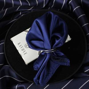 Kovove Solid Polyester Pocket Square