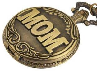 PDY Fashion MOM POCKET WATCH MOM POCKET WATCH KEYCHAIN Bronze Bronze Pocket Watch Chain