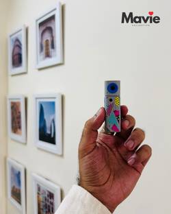 maviecollective Classic Retro Mini Thumb Pocket Digital Camera | 2K Camera with 230° Rotatable Lens