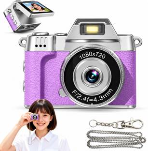 Maizic Smarthome Retro Mini Digital Camera with Keychain, 48MP Photos, 1080P HD Video Recording