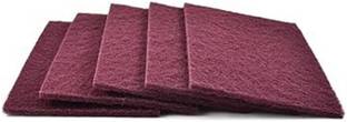 Implemental Industrial Abrasive Scouring Pad fine/medium/coarse cleaning for Polishing & Grinding in Square shape (Set of 5) Vehicle Polisher