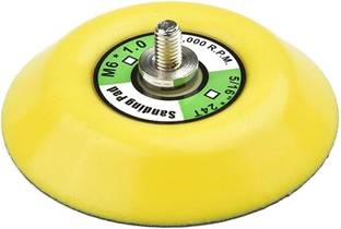 AASONS Air Sander Backing Pad 3" Polishing Backer Pad M6 x 1.0 Thread for Random Orbit Sander Polisher Buffer Metal Polisher