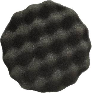 DUMDAAR new 1pc Wave Sponge Velcro Pad Black Foam For Polishing, Wax Etc. new Polishing Buffer Waxing Buffing Pad Polishing Sponge Vehicle Polisher