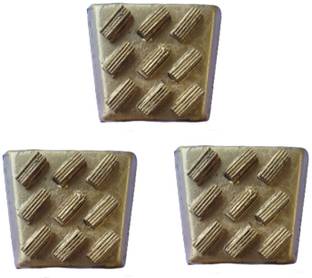 B K Jagan and Co Diamond Batti Floor Polishing Set-3Pcs Metal Polisher