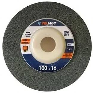 Implemental Non-Woven Felt Pad Emery Flap Disc-Nylon Fiber Wheel for Sanding Buffing Polishing (4 Inch, 2 Pcs) (Grit 320) Metal Polisher