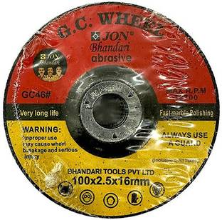 Jon Bhandari Tools 5pc 100mm 4inch GC46 Wheel Polisher Flexible Grinding Disc for Polishing Stone, Marble, Glass, etc Metal Polisher