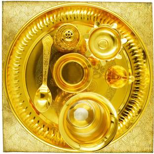 ME&YOU Pooja thali for festivals & Ahoi Ashtami Steel