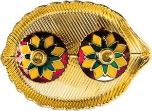ANAWARIYAS Tilak/Sindoor Box/Roli Chawal Katori Cast Iron