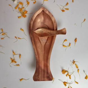Divine Bazaar Copper Kosha Kushi for Puja and Other Religious Activities Copper