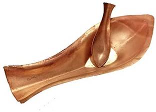 eCraftOdisha Copper Kosha Kushi for Puja and Other Religious Activities 7 inch Copper