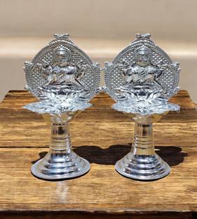 Sigaram Brass 4.5 Inch Fancy Kamakshi Diya For Home Pooja Decore K4564 Brass