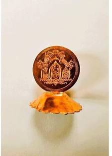 PMW Annavaram Satyanarayana Swamy Rupu Stand - Copper - Pack of 1-2 Inches Copper