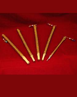 LWM CELEBRATIONS PVT LTD Pithi Multi Color Sticks for Lagna Vidhi / Haldi ceremony Wooden