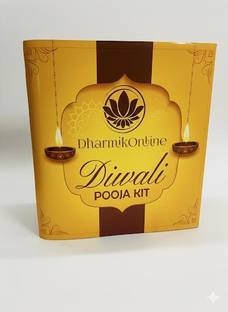 Dharmikonline Diwali Puja Samagri Kit for Mahalakshmi/Diwali Puja Kit/Diwali Puja Samagri Kit Silver