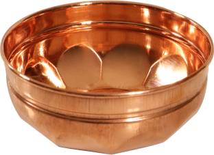 Spilbox Spillbox Copper Pooja Prasad|Kumkum|Turmeric|Bowl for Temple Home-Katori Bowl Copper