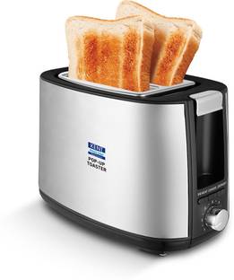 KENT Pop Up Toaster SS| Automatic Pop Up|7 Browning Modes|Removable Bread Crumb Tray 750 W Pop Up Toaster