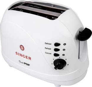 SINGER DUO POP(SPT 702 DWT) 700 W Pop Up Toaster
