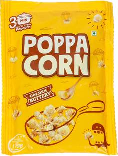 poppacorn Instant Cooker Butter Popcorn 35gX20 Pouches imported Popcorn Golden Buttery Popcorn