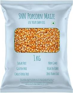 SHAH NANJI NAGSI SNN Popcorn Maize 1 Kg Raw Maize Popcorn