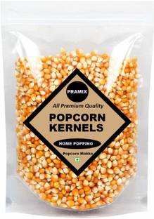 Pramix Popcorn Kernel Seeds (Makka Popcorn) Unpopped Popcorn Seeds (Popcorn Party Pack, Butter Delite Pop Corn Kernels) 250 gm Popcorn