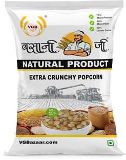 VGBNP Crunchy Popcorn Kernels Seeds |(Extra Crunchy Popcorn Makka | Makai ) - 400g Chunchy Popcorn