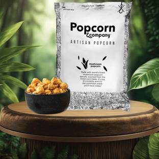 POPCORN&COMPANY Sea Salt Caramel Popcorn, Party Pack, 1 kg Combo with Red Tins Sea Salt Caramel Popcorn