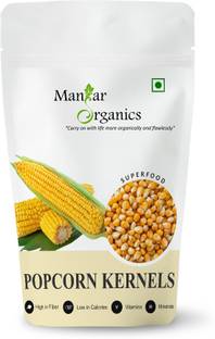 ManHar Organics Popcorn Kernels 500gm | Makka |Classic Butterfly Corn Kernels| Popcorn Kernels Popcorn