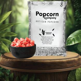 POPCORN&COMPANY Crunchy Lichi Popcorn, Party Pack, 1 kg Combo with Red Tins Crunchy Lichi Popcorn Popcorn