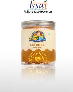 TimeOut Caramel Popcorn,105g,pack of 1, Resealable, Pet Jar Caramel Popcorn