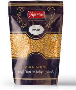 Marwar Natural Popcorn Kernels (Ready to Cook, Unpopped, Original Makkai Seeds) (1 Kg) Popcorn
