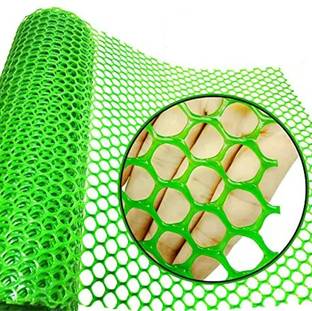 WNE Jaliwale Garden Fencing Net Green color_pvc net for garden 3FT x10FT UV Stabilized Virgin Portable Green House