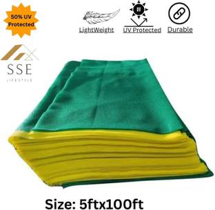 SSE (5Ft'x100Ft')- Green Shade House Net Sun Shade Net For Fencing/Garden Portable Green House