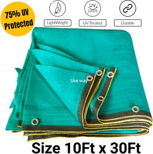 Use way Green Shade Net (10Ft x 30Ft)-75% UV Block multipurpose For Garden/Balcony Portable Green House