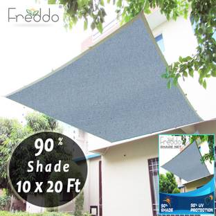 Freddo Sun Shade Net 10 X 20 ft cotton webbing 90% Portable Green House