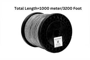 Toyo Jhataka Machine Fencing Clutch Wire for Boundary 1000mtr(10KG) Portable Green House