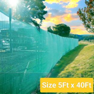Use way Green Shade Net(5 x 40 ft), 50% Sunlight Blocking Multipurpose For Gardening Portable Green House