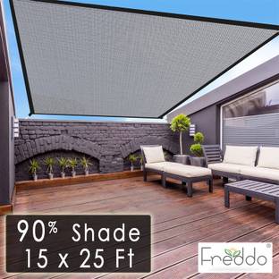 Freddo Sun Shade Net 15 X 25 ft Polyester webbing 90% Portable Green House