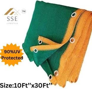 SSE (10Ftx30Ft) Green Shade net 90% UV Block For Garden/Balcony/Plants Portable Green House