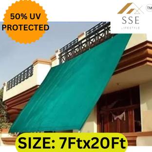 SSE (7Ft'x20Ft') -50% Green Shade Net Green Net For Balcony/Garden Net/Green Net Portable Green House