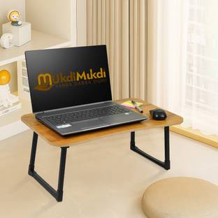 UkdiMukdi Foldable Study Table/Portable Laptop Table/Bed Table/Lap Desk Wood Portable Laptop Table