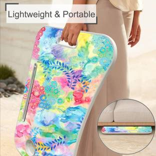 A V CREATION Foldable multipurpose Table Wood Portable Laptop Table