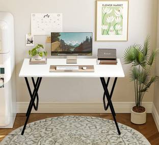 Torche Torche Multipurpose Foldable & Portable Study Table, Computer Desk, Folding Engineered Wood Multipurpose Table