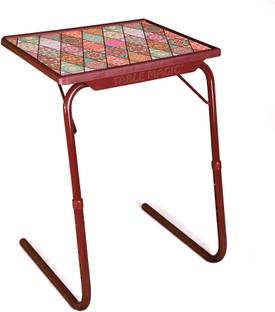 TABLE MAGIC Multipurpose Mandala Brown Regular Laptop Table Plastic Computer Desk