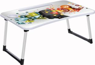HF HARSH FASHION Wooden Foldable Students Stand, Computer Desk Folding, Portable Laptops Tables Wood Portable Laptop Table