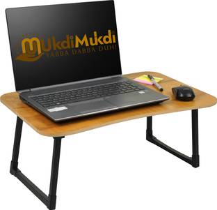 UkdiMukdi Foldable Study Table/Portable Laptop Table/Bed Table/Lap Desk Wood Portable Laptop Table