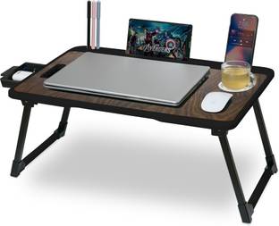 kitchoff Foldable multipurpose Table Wood Portable Laptop Table