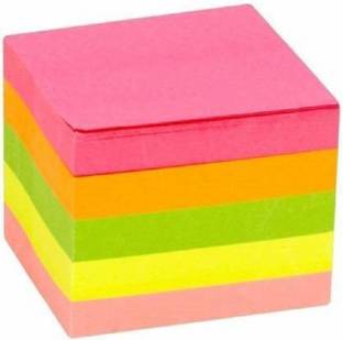 Bee Fly Self-Adhesive fresh colorful sticky note pad in multicolor 80 Sheets Regular, 5 Colors